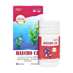 Haecho Cal Cho-A Pharm lọ 60 viên – Bổ sung canxi, tảo biển