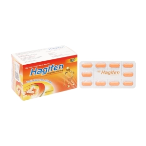 Hagifen 400mg DHG Pharma 10 vỉ x 10 viên (Ibuprofen)