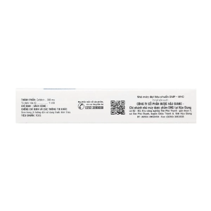 Haginir 300 DHG Pharma 2 vỉ x 10 viên (Cefdinir)