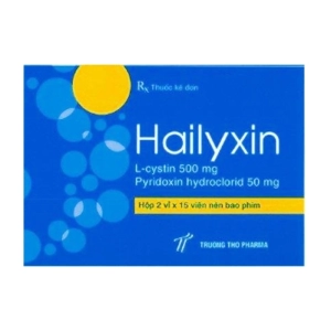 Hailyxin Trường Thọ 2 vỉ x 15 viên (L-Cystine + Vitamin B6)