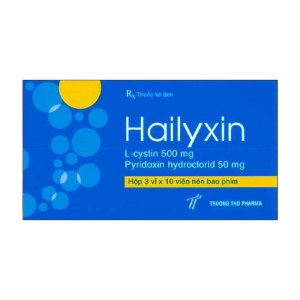 Hailyxin Trường Thọ 3 vỉ x 10 viên (L-Cystine + Vitamin B6)