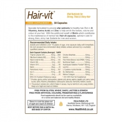 Hair-Vit Healthaid 30 viên - Viên uống dưỡng tóc Hair-Vit Healthaid 30 viên - Viên uống dưỡng tóc