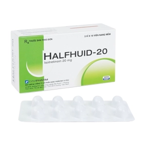 Halfhuid-20 Davipharm 3 vỉ x 10 viên (Isotretinoin)