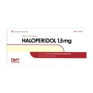 Haloperidol 1.5mg Hataphar 2 vỉ x 25 viên (Haloperidol)