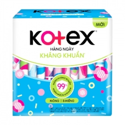 Hàng Ngày Kháng Khuẩn Kotex 8 miếng (không cánh)