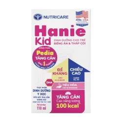 Hanie kid Pedia Nutricare 110ml - Dinh dưỡng cho trẻ biếng ăn, thấp còi