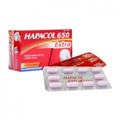 Hapacol 650 Extra DHG Pharma 10 vỉ x 10 viên