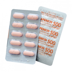 Hapenxin 500mg DHG Caplet 10 vỉ x 10 viên