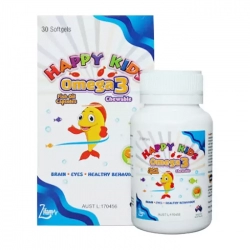 Happy Kids Omega 3 Zifam 30 viên - Bổ sung Omega 3 cho bé