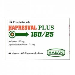 Hapresval Plus 160/25 Hasan 4 vỉ x 7 viên
