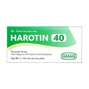 Harotin 40 Hasan 5 vỉ x 14 viên (Paroxetine)