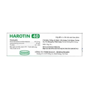 Harotin 40 Hasan 5 vỉ x 14 viên (Paroxetine)