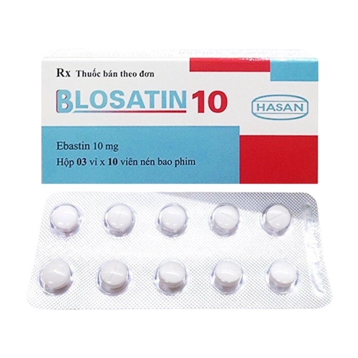 Blosatin 10 Hasan 3 vỉ x 10 viên Blosatin 10 Hasan 3 vỉ x 10 viên