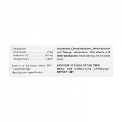 CoMiaryl 2mg/500mg Hasan 3 vỉ x 10 viên CoMiaryl 2mg/500mg Hasan 3 vỉ x 10 viên