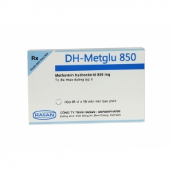 Hasan DH Metglu 850mg, Hộp 75 viên