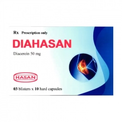 Diahasan 50mg Hasan 3 vỉ x 10 viên Diahasan 50mg Hasan 3 vỉ x 10 viên