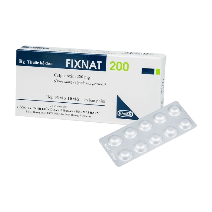 Fixnat 200 Hasan 3 vỉ x 10 viên Fixnat 200 Hasan 3 vỉ x 10 viên