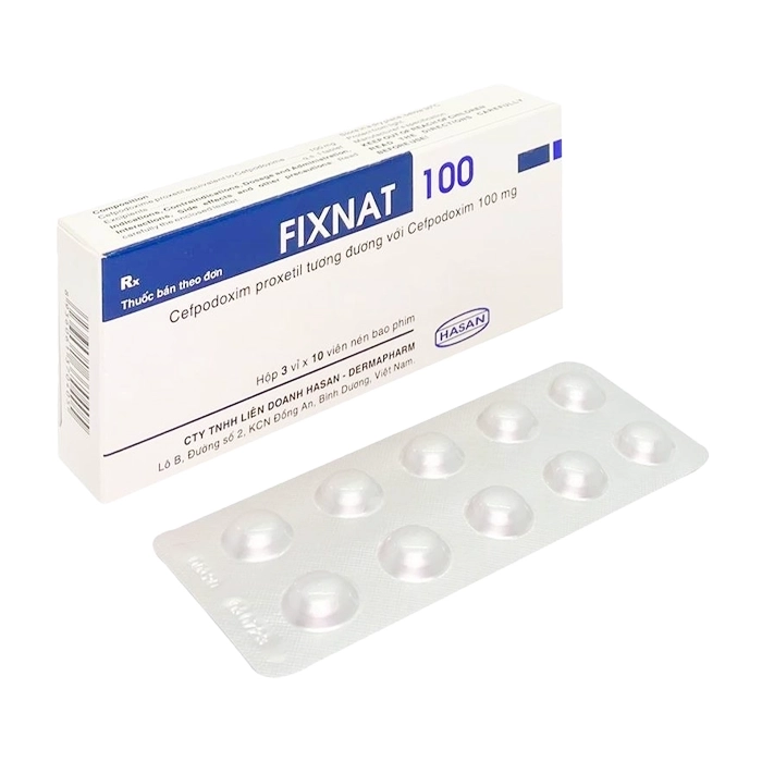 Fixnat 100 Hasan 3 vỉ x 10 viên Fixnat 100 Hasan 3 vỉ x 10 viên