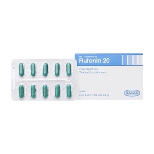 Flutonin 20 Hasan 3 vỉ x 10 viên Flutonin 20 Hasan 3 vỉ x 10 viên
