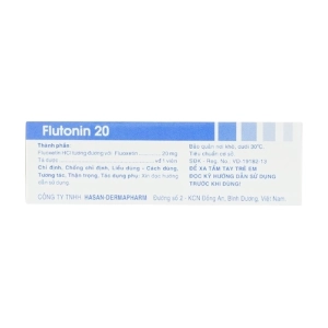 Flutonin 20 Hasan 3 vỉ x 10 viên Flutonin 20 Hasan 3 vỉ x 10 viên