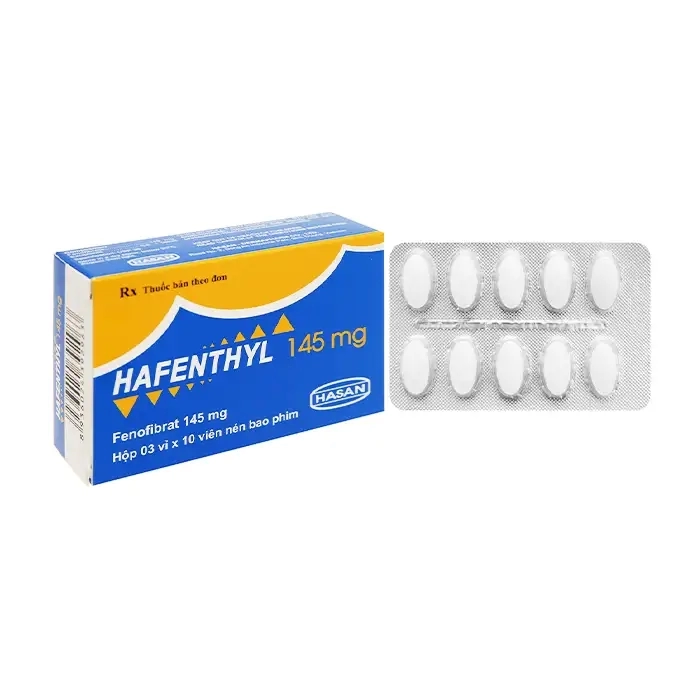 Hafenthyl 145mg Hasan 3 vỉ x 10 viên Hafenthyl 145mg Hasan 3 vỉ x 10 viên