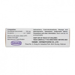 Hafenthyl Supra 160mg Hasan 3 vỉ x 10 viên Hafenthyl Supra 160mg Hasan 3 vỉ x 10 viên