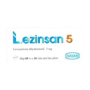 Lezinsan 5 Hasan 5 vỉ x 10 viên Lezinsan 5 Hasan 5 vỉ x 10 viên