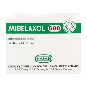 Mibelaxol 500 Hasan 10 vỉ x 10 viên