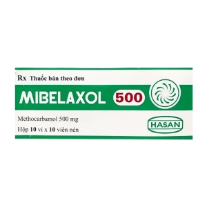 Mibelaxol 500 Hasan 10 vỉ x 10 viên