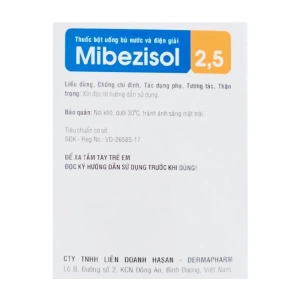 Mibezisol 2.5 Hasan 30 gói x 4.130g