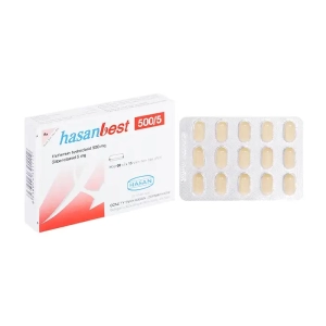 Hasanbest 500/5 Hasan 2 vỉ x 15 viên Hasanbest 500/5 Hasan 2 vỉ x 15 viên