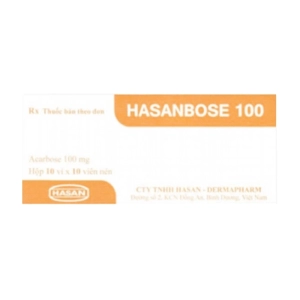 Hasanbose 100 Hasan 10 vỉ x 10 viên Hasanbose 100 Hasan 10 vỉ x 10 viên