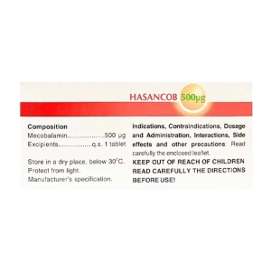 Hasancob 500mcg Hasan 3 vỉ x 10 viên