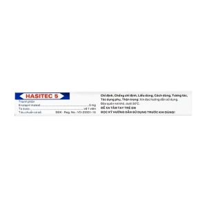 Hasitec 5 Hasan 3 vỉ x 10 viên (Enalapril maleat)