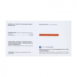 Hatlop-150 Davipharm 10 vỉ x 10 viên