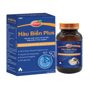 Hàu Biển Plus Eurovit 30 viên - Hỗ trợ tăng cường sinh lý nam