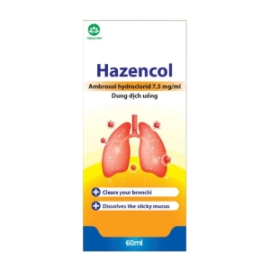 Hazencol 7.5mg Hoa Linh chai 60ml (Ambroxol hydroclorid)
