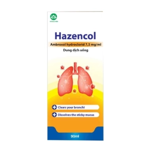 Hazencol 7.5mg Hoa Linh chai 90ml (Ambroxol hydroclorid)