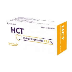 HCT 12.5mg Herabiopharm 10 vỉ x 10 viên (Hydrochlorothiazide)