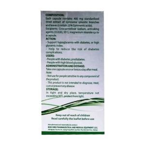 Hebamic Bidiphar lọ 60 viên - Hỗ trợ hạ đường huyết, đái tháo đường