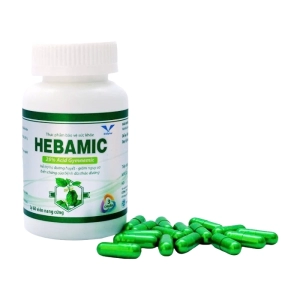Hebamic Bidiphar lọ 60 viên - Hỗ trợ hạ đường huyết, đái tháo đường