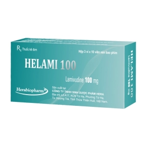 Helami 100 Herabiopharm 3 vỉ x 10 viên (Lamivudine)