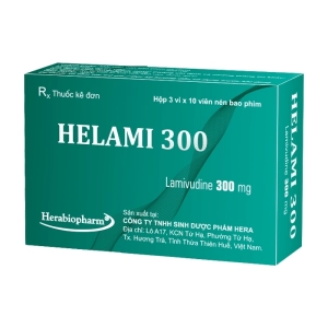 Helami 300 Herabiopharm 3 vỉ x 10 viên (Lamivudine)