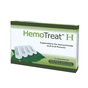 Hemo Treat H Suppository, Hộp 12 viên Hemo Treat H Suppository, Hộp 12 viên