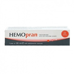 Hemopran 35ml - Kem bôi trĩ, suy giãn tĩnh mạch Hemopran 35ml - Kem bôi trĩ, suy giãn tĩnh mạch