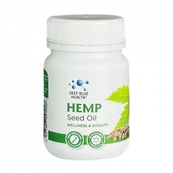 Hemp Seed Oil Deep Blue Health 60 viên - Đẹp da và bảo vệ tim mạch Hemp Seed Oil Deep Blue Health 60 viên - Đẹp da và bảo vệ tim mạch