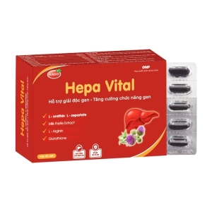 Hepa Vital Eurovit 10 vỉ x 5 viên - Hỗ trợ bổ gan, bảo vệ gan