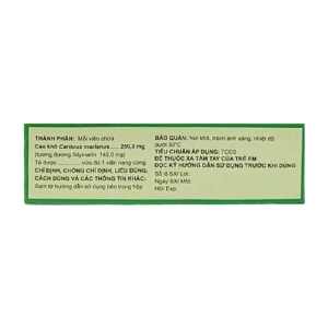 Hepaqueen Gold Mediplantex 6 vỉ x 10 viên (Silymarin)