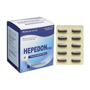 Hepedon Cap. 80mg Hankook Korus Pharm 10 vỉ x 10 viên (Thymomodulin)
