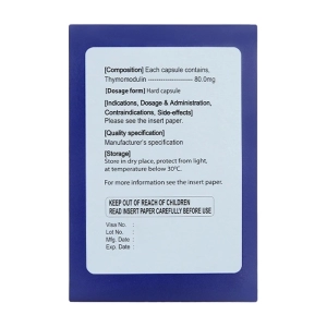 Hepedon Cap. 80mg Hankook Korus Pharm 10 vỉ x 10 viên (Thymomodulin)